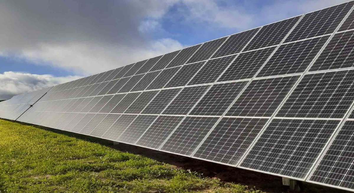 Un parque solar.