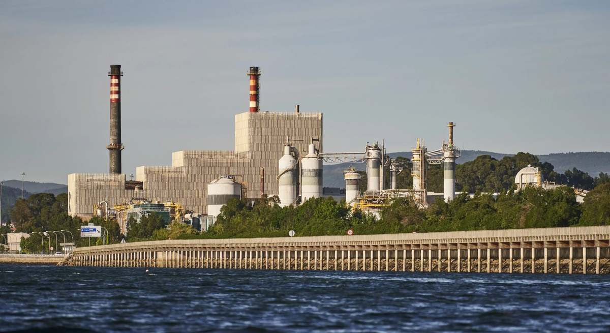 Planta de Ence en Pontevedra.