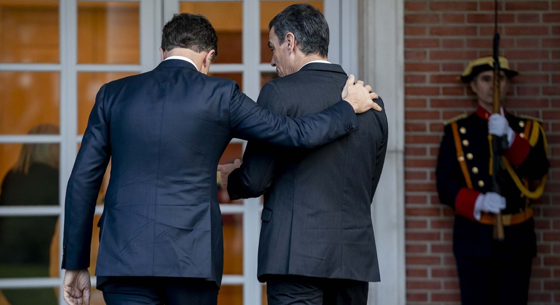El presidente del Gobierno, Pedro Sánchez, recibe al secretario general de la OTAN, Mark Rutte | EP